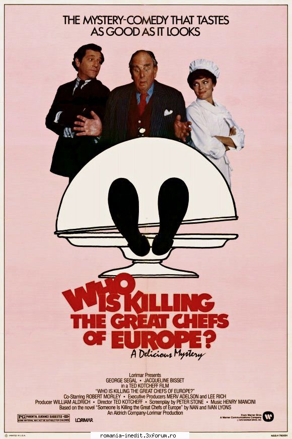 who is killing the great chefs of europe die ted george segal, jacqueline bisset, robert abounds