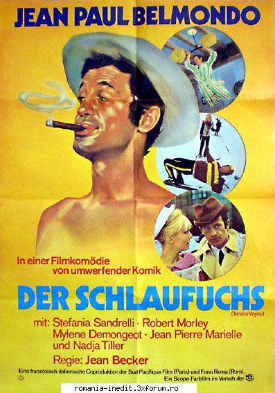 Jean Paul Belmondo - Tendre Voyou Tender Scoundrel Der Schlaufuchs - Filme clasice - Old Movies