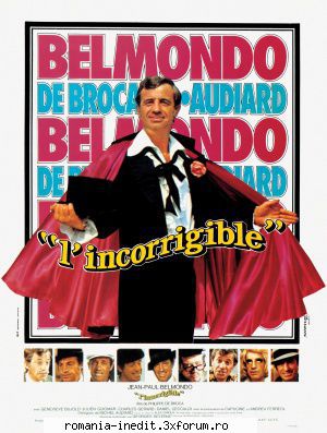 Jean Paul Belmondo - L'incorrigible Incorrigible Der Unverbesserliche - Filme clasice - Old Movies