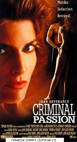 Joan Severance - ANGEL OF DESIRE Criminal Passion 1994 Year:1994 - Filme clasice - Old Movies