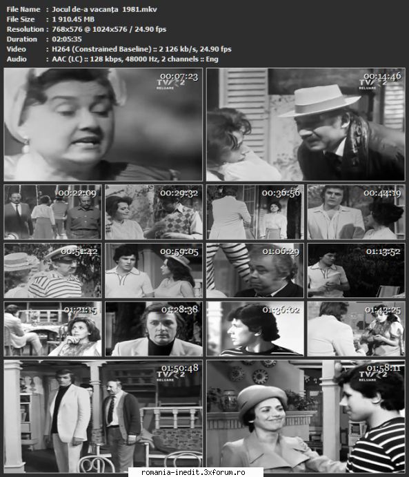 Jocul de-a vacanta (1981) (Teatru TV) - sasadoru - Teatru rom�nesc - Romanian Theater
