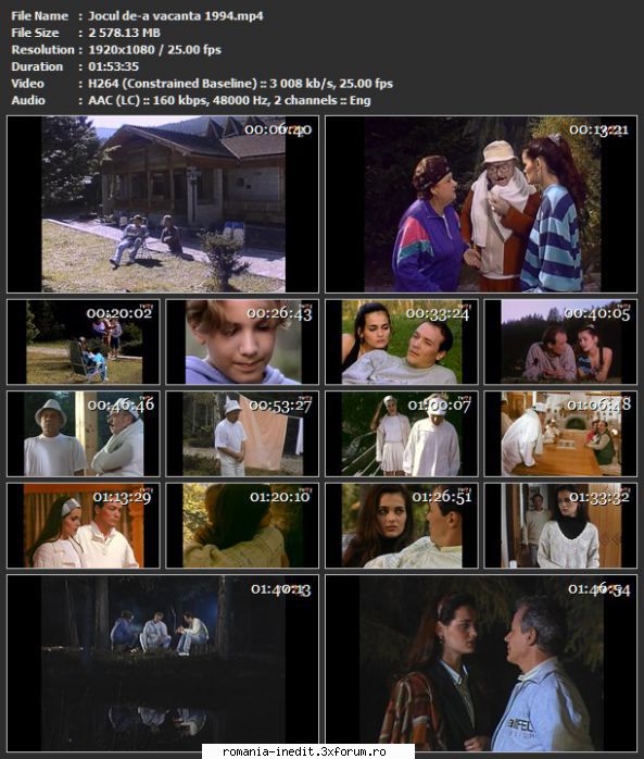 Jocul de-a vacanta (1994) (TV) - sasadoru - Filme rom�nesti - Romanian Movies