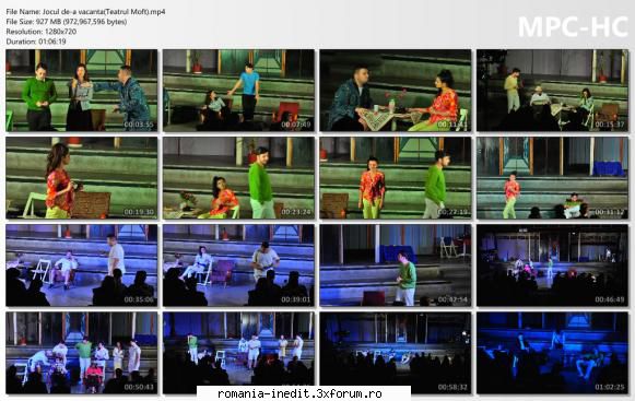 Jocul de-a vacanta(Teatrul Moft) - bgl23 - Teatru rom�nesc - Romanian Theater