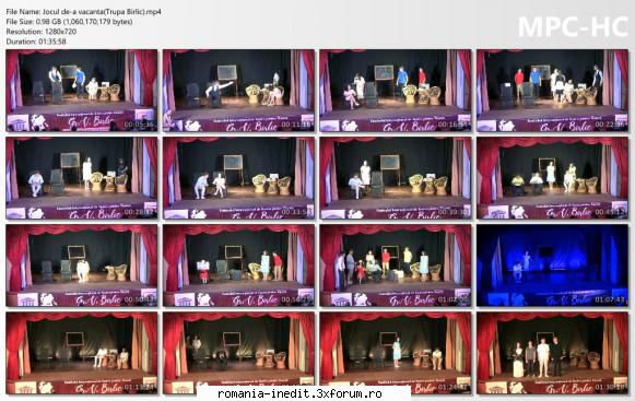 Jocul de-a vacanta(Trupa Birlic) - bgl23 - Teatru rom�nesc - Romanian Theater