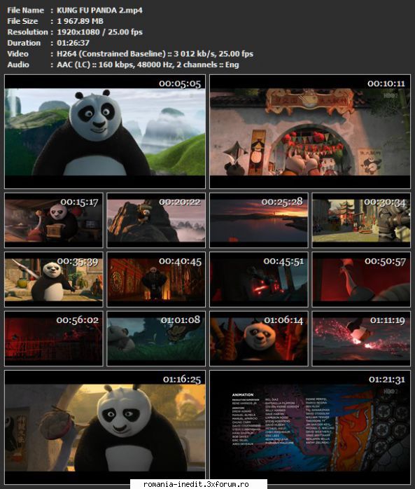 KUNF FU PANDA 2 (Dublat in Romana) - sasadoru - Filme pentru copii - Movies for kids