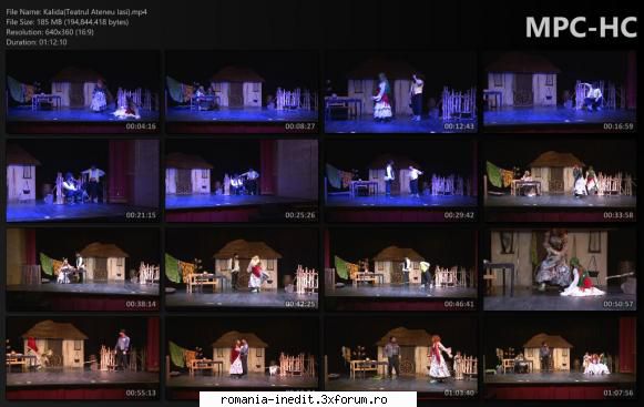 Kalida(Ateneul National Iasi) - Distribuția: Alexandra Paftală - Teatru rom�nesc - Romanian Theater