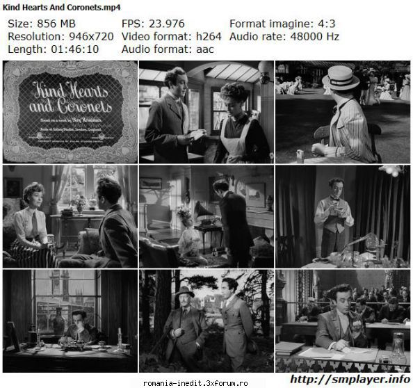 Kind hearts and coronets (1949) - Kind Hearts And Coronets (1949) Audio / - Filme clasice - Old Movies