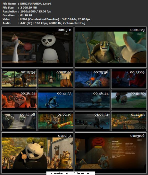 Kung Fu Panda [audio rom�nă] - sasadoru - Filme pentru copii - Movies for kids