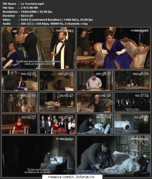 La Traviata (Opera Nationala Bucuresti) - Spectacolul a avut loc la - Teatru rom�nesc - Romanian Theater