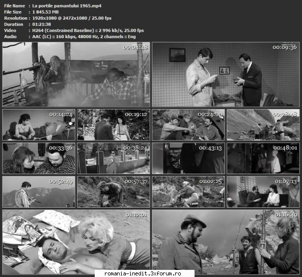 La portile pam�ntului (1966) - sasadoru - Filme rom�nesti - Romanian Movies