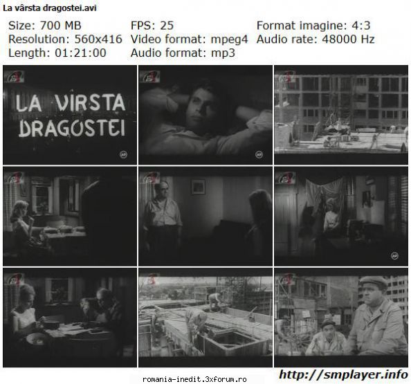 La v�rsta dragostei (1963) - Repostare !! La varsta dragostei (1963) At - Filme rom�nesti - Romanian Movies