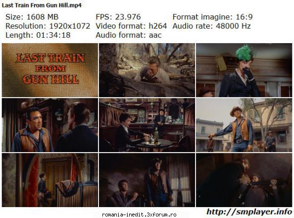 Last Train from Gun Hill (1959) - Last Train from Gun Hill (1959) Ultimul tren - Filme clasice - Old Movies