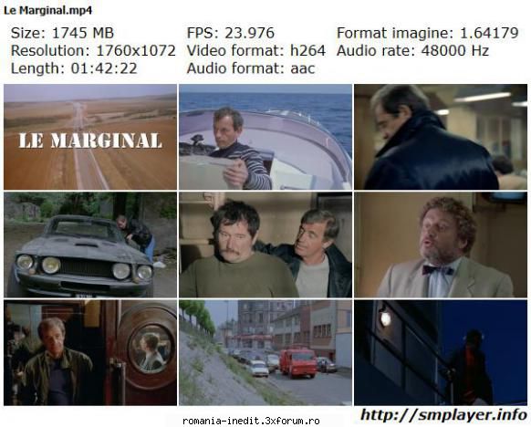 Le Marginal (1983) - Le Marginal (1983) Audio / Franceza Subtitrare / - Filme clasice - Old Movies