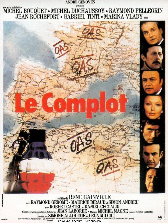 Le complot (1973) (ro) - DVDRip Subtitrare / Romana Audio / FRanceza 1,6 GB - Filme clasice - Old Movies
