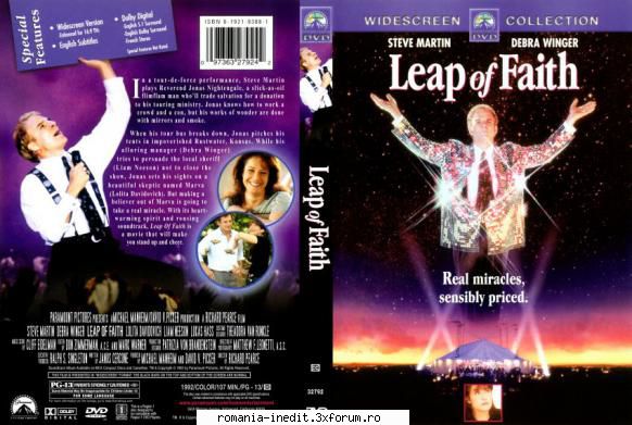 Leap of Faith (1992) - Leap of Faith (1992) Jonas Nightingale, este un - Filme - Movies