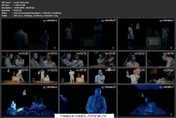Lecţia (2025) (TeatruTV) - Lecţia de Eug�ne Ionesco Traducere - Teatru rom�nesc - Romanian Theater