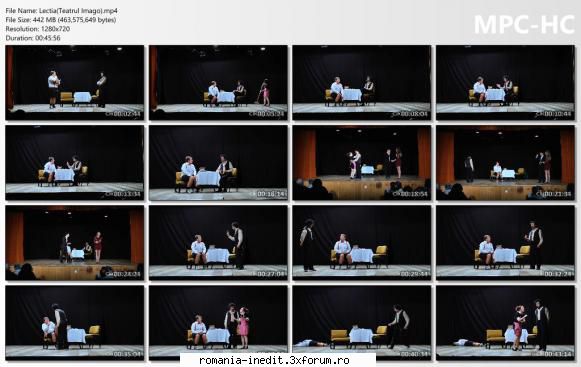 Lectia(Teatrul Imago) - bgl23 - Teatru rom�nesc - Romanian Theater