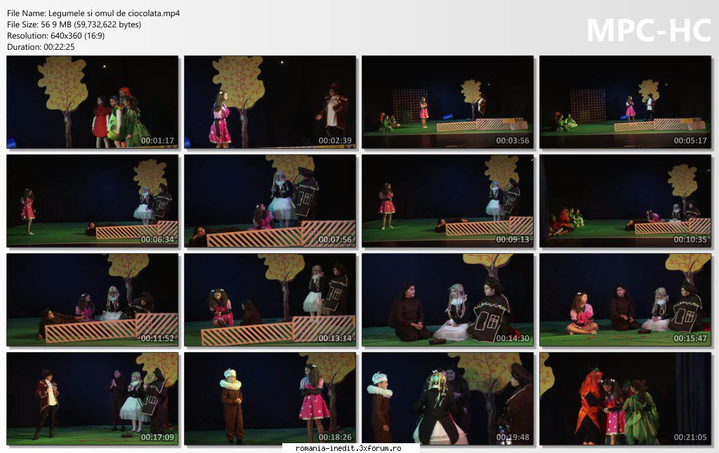 Legumele si omul de ciocolata - bgl23 - Teatru rom�nesc - Romanian Theater
