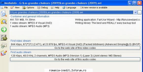 Les grandes chaleurs (2009) - Les grandes chaleurs (2009)DVDrip Media info - Filme - Movies
