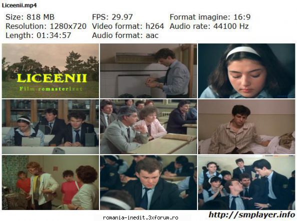 Liceenii (1987) - Liceenii (1987) The Graduates Multumiri - Filme rom�nesti - Romanian Movies