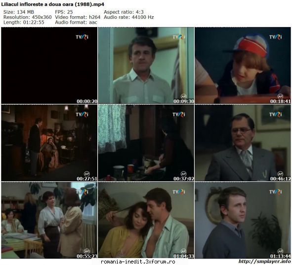 Liliacul infloreste a doua oara (1988) - marianvo - Filme rom�nesti - Romanian Movies