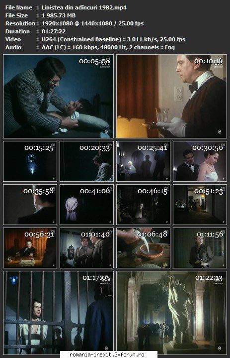 Linistea din adincuri (1982) - sasadoru - Filme rom�nesti - Romanian Movies