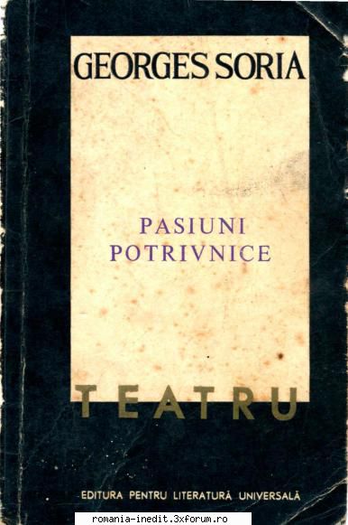 ** Literatura romana si universala - IN LUCRU - Nu am gasit un topic cu teatru - Carti in limba romana