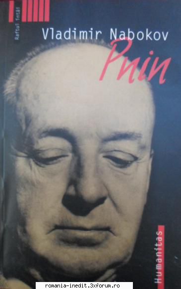 ** Literatura romana si universala - IN LUCRU - V l a d i m i r N A B O K O V - P N I - Carti in limba romana