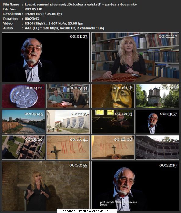 Locuri, oameni și comori - Locuri, oameni și comori; �Drăculea a - Filme Documentare