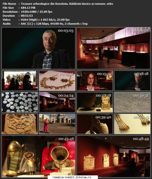 Locuri, oameni și comori - Tezaure arheologice din Rom�nia - Filme Documentare