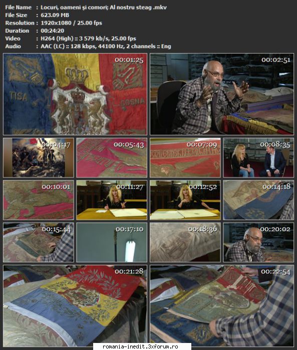 Locuri, oameni și comori - Locuri, oameni şi comori; Al nostru steag - Filme Documentare