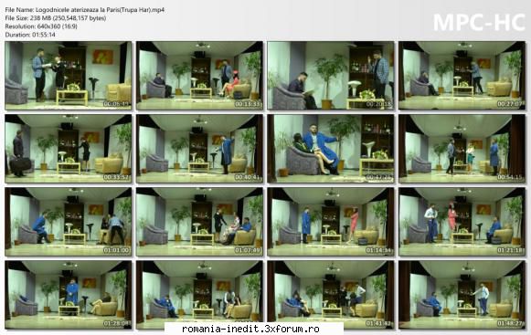 Logodnicele aterizeaza la Paris(Trupa Har) - bgl23 - Teatru rom�nesc - Romanian Theater