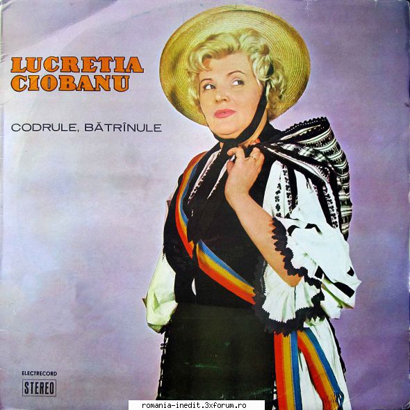 Lucretia Ciobanu - discografie - Lucretia Ciobanu - Codrule - Muzica populara romaneasca - Romanian folk