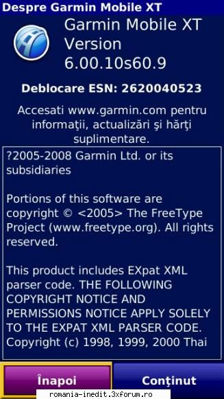[MAP] Garmin - Il instalezi peste versiunea anterioara - GPS Maps & Mapping - Download