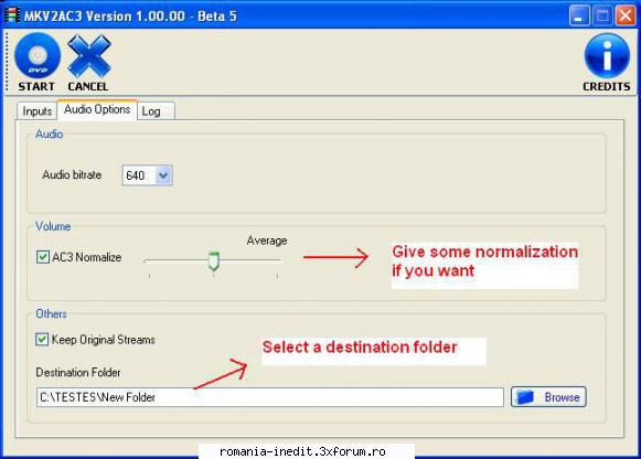 MKV2AC3 convert audio dts to ac3 - MKV2AC3 este un instrument simplu care - New Softwarez