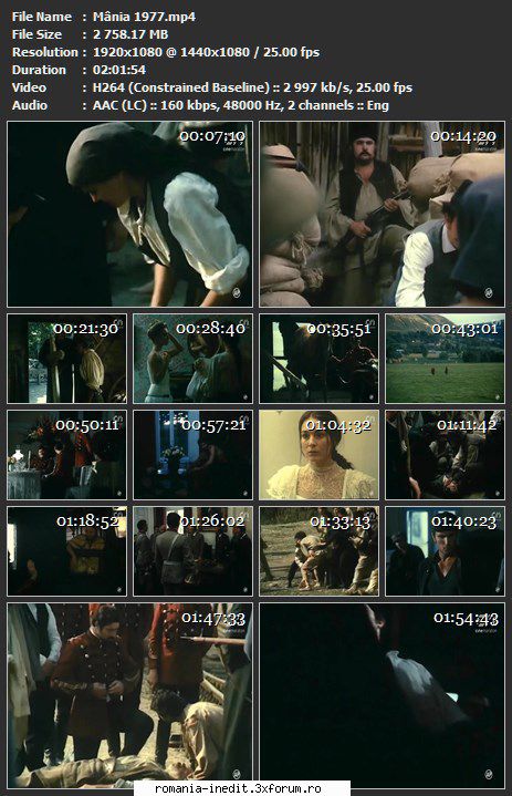M�nia (1978) - sasadoru - Filme rom�nesti - Romanian Movies