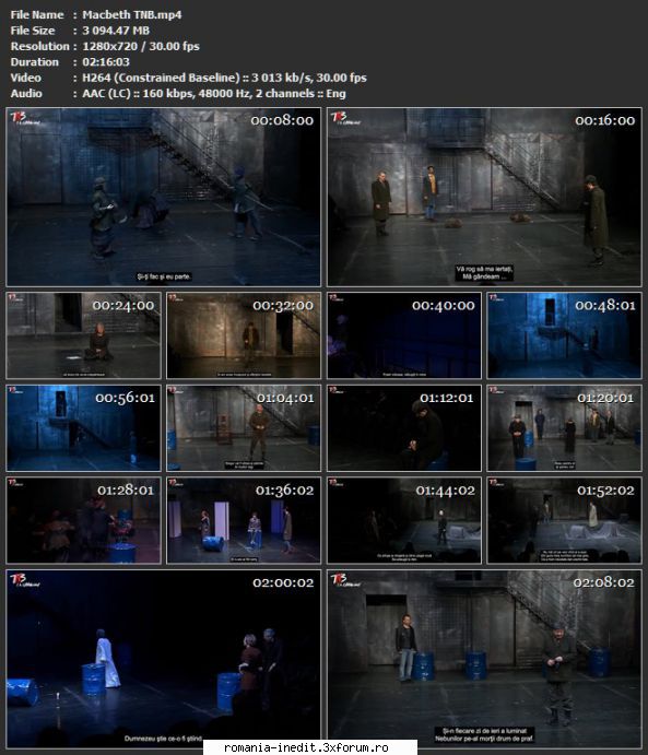 Macbeth(TNB) - sasadoru - Teatru rom�nesc - Romanian Theater