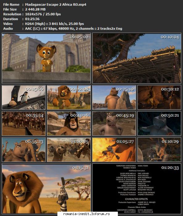 Madagascar 2 Evadarea din Africa (2008) - Audio si subtitrare romana - Filme pentru copii - Movies for kids