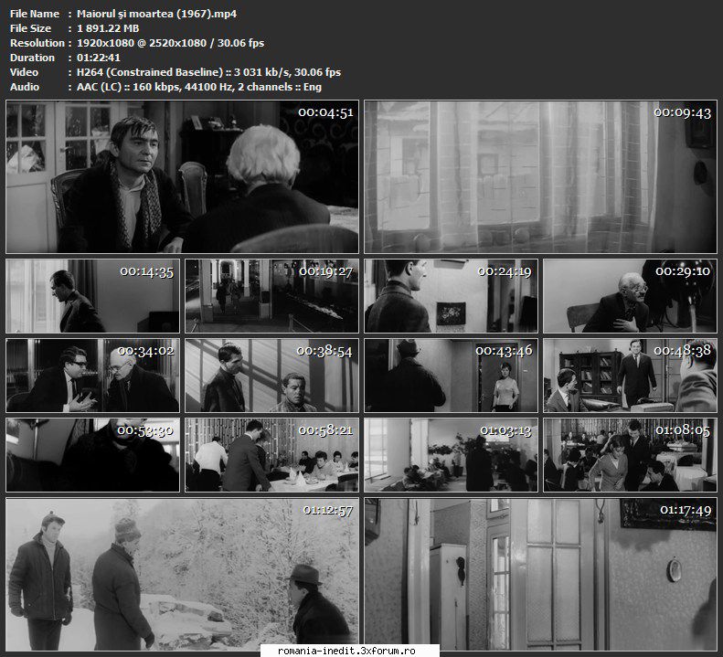 Maiorul şi moartea (1967) - sasadoru - Filme rom�nesti - Romanian Movies