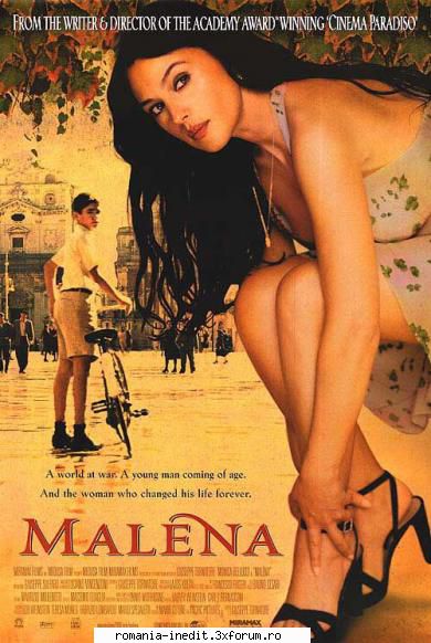 Malena ( 2000 ) DVD 5 - Malena ( 2000 ) DVD 5 Orasul sicilian Castelcuto - Filme - Movies