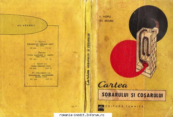 Manualele Instalatorului - Cartea Sobarului si Cosarului - Carti in limba romana