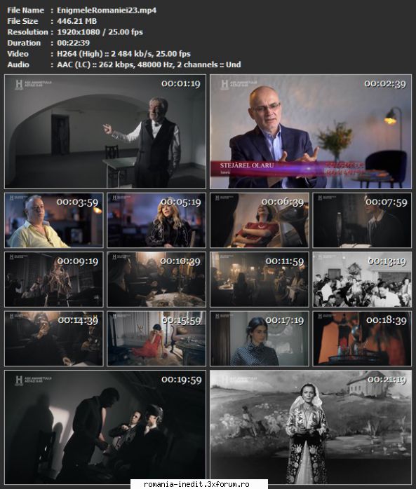 Marcel Iures prezinta Enigmele Romaniei - Iubirea interzisă a c�ntăreței - Filme Documentare