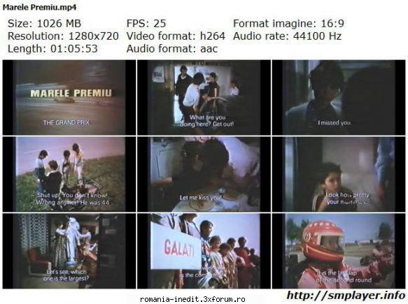 Marele Premiu (1985) - Marele Premiu (1985) The Grand Prize Audio / - Filme rom�nesti - Romanian Movies