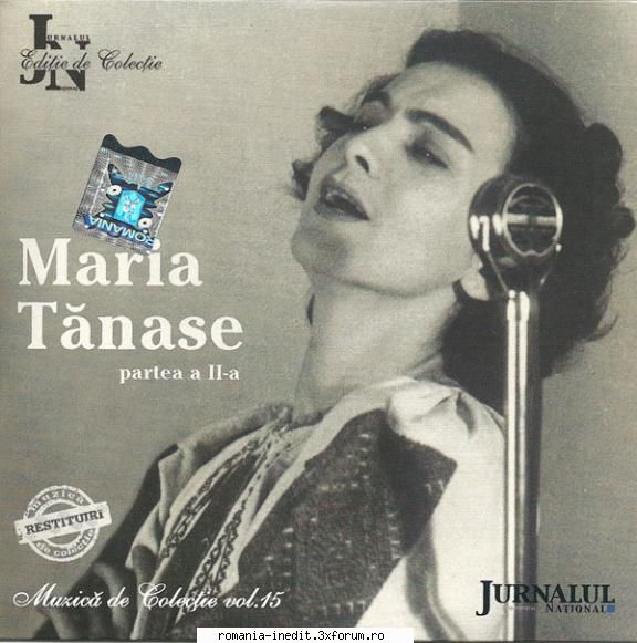 Maria Tănase ▶ Discografie - Muzică de colecț - Muzica populara romaneasca - Romanian folk