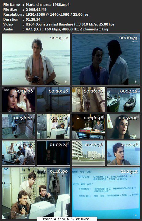 Maria si marea (1988) - sasadoru - Filme rom�nesti - Romanian Movies