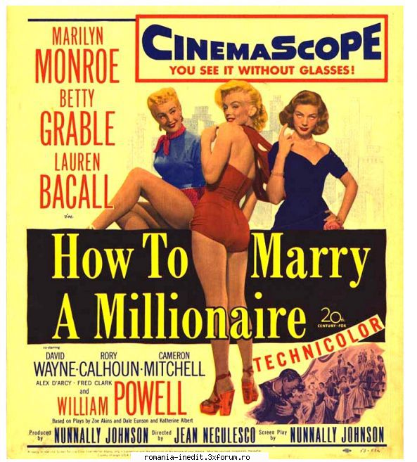 Marilyn Monroe - How to Marry a Millionaire Wie angelt man sich - Filme clasice - Old Movies