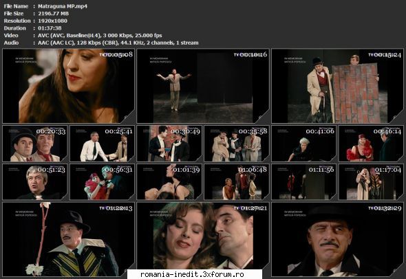 Matraguna (1991) (Teatru TV) - sasadoru - Teatru rom�nesc - Romanian Theater