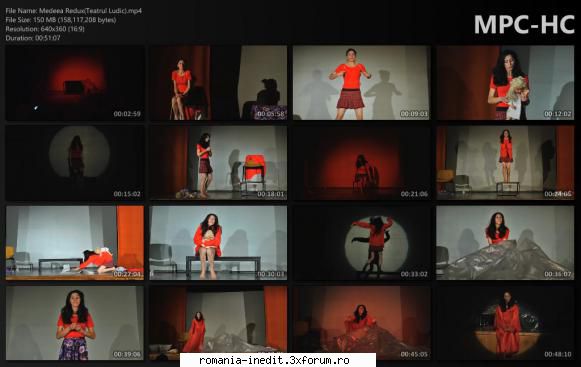 Medeea Redux(Teatrul Ludic) - Distributie Nacu Regia artistica Luca - Teatru rom�nesc - Romanian Theater