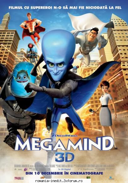 Megamind (2010) Dublat RO - Denumire: Megamind An: 2010 Țara: USA - Filme pentru copii - Movies for kids