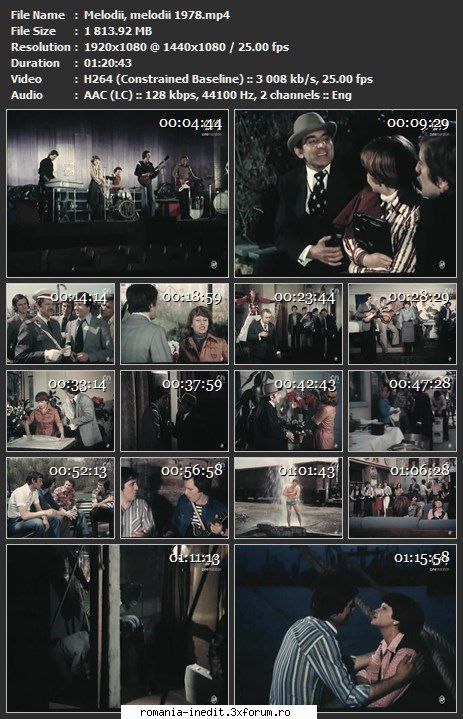 Melodii Melodii (1978) - sasadoru - Filme rom�nesti - Romanian Movies